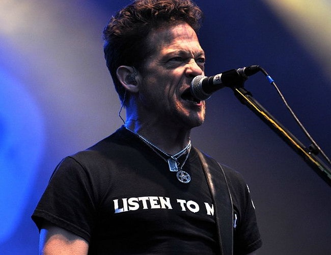 Jason Newsted during a performance at Rock am Ring in June 2013