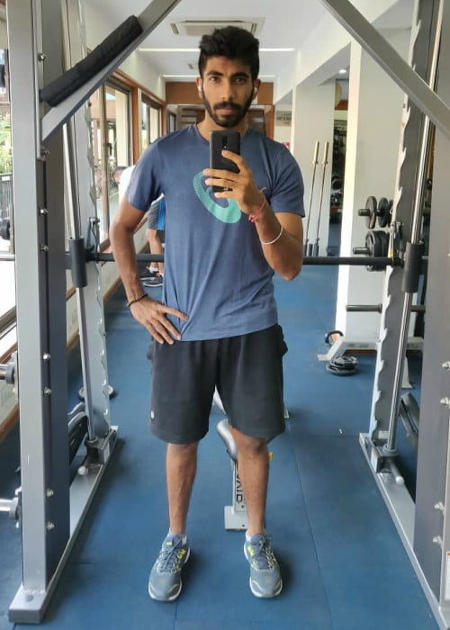 Jasprit Bumrah in a selfie as seen in May 2019