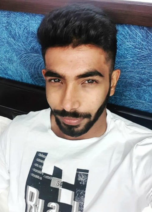 Jasprit Bumrah in an Instagram selfie as seen in February 2019