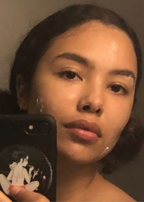 Jessica Sula taking a selfie in October 2019