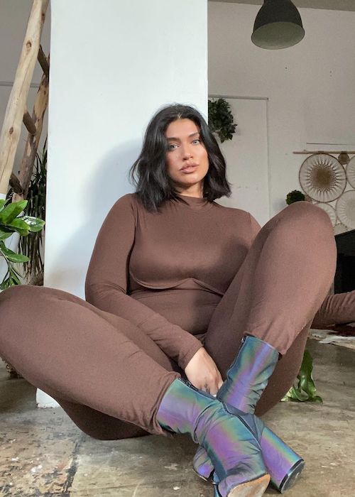 La'Tecia Thomas in Fashion Nova Curve clothing in 2020