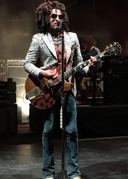 Lenny Kravitz at the Jazz à Juan Music Festival in 2018