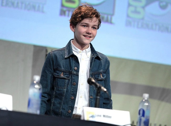 Levi Miller at the 2015 San Diego Comic Con International