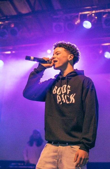 Lil Mosey as seen while performing at The Phoenix Concert Theatre in Toronto, Ontario, Canada in May 2018