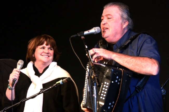 Linda Ronstadt as seen during an event along with David Hidalgo in June 2008