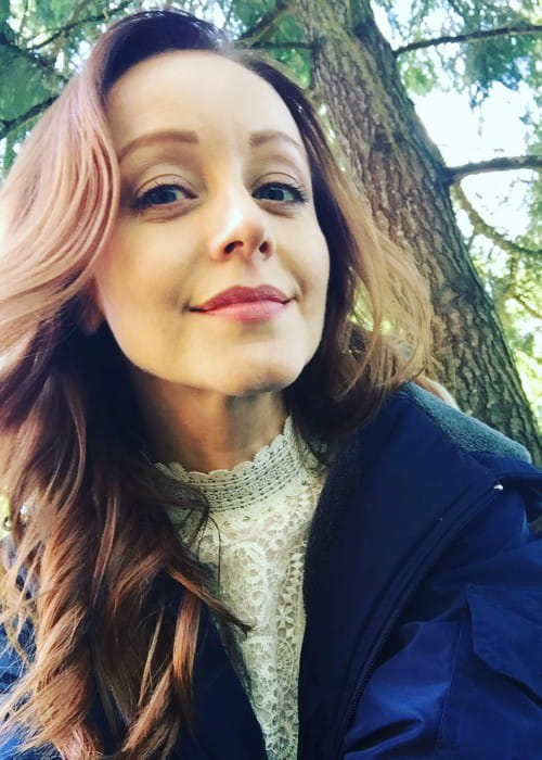 Lindy Booth in an Instagram selfie as seen in July 2017