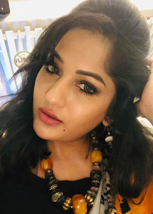 Maadhavi Latha in a selfie as seen in June 2019