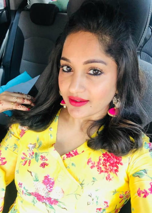 Maadhavi Latha in a selfie in July 2019