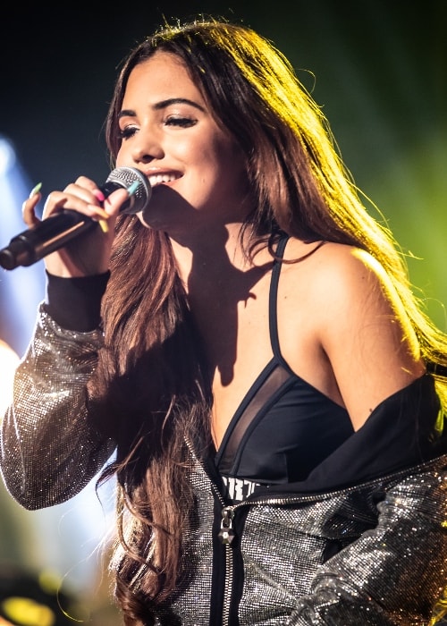 Mabel as seen while performing at the SWR3 New Pop Festival 2018