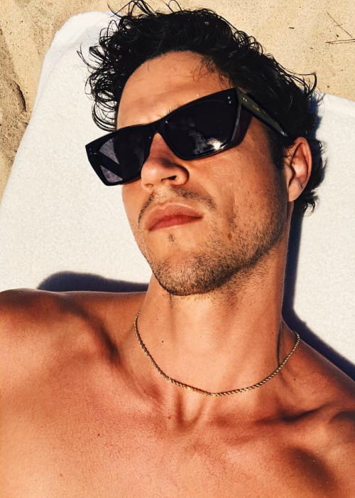 Miles McMillan in an Instagram selfie as seen in January 2019