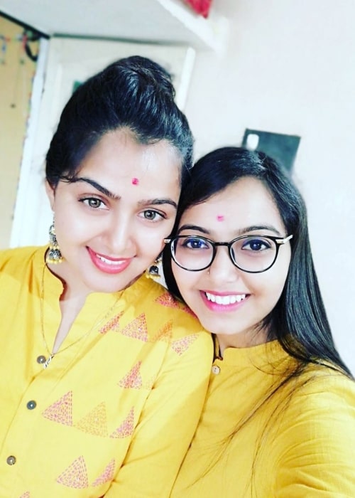 Monal Gajjar as seen in a picture with her older sister Hemali Gajjar that was taken in June 2019