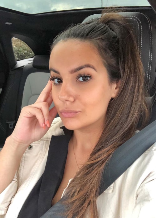 Nicole Corrales as seen in a selfie taken in August 2019