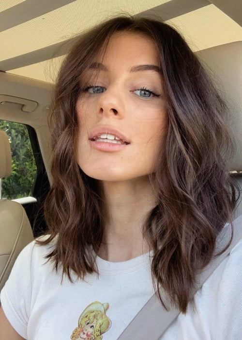 Olivia Rouyre in an Instagram selfie as seen in July 2019