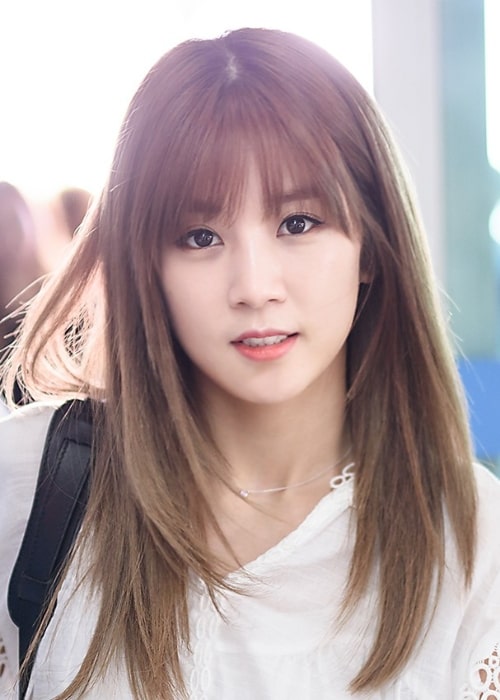 Park Cho-rong as seen at Incheon International Airport located in Incheon, South Korea in May 2015