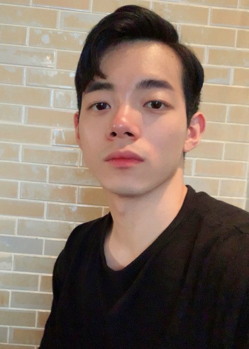 Park Min-soo in a selfie in June 2019