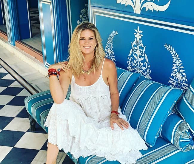 Rachel Hunter as seen in October 2019