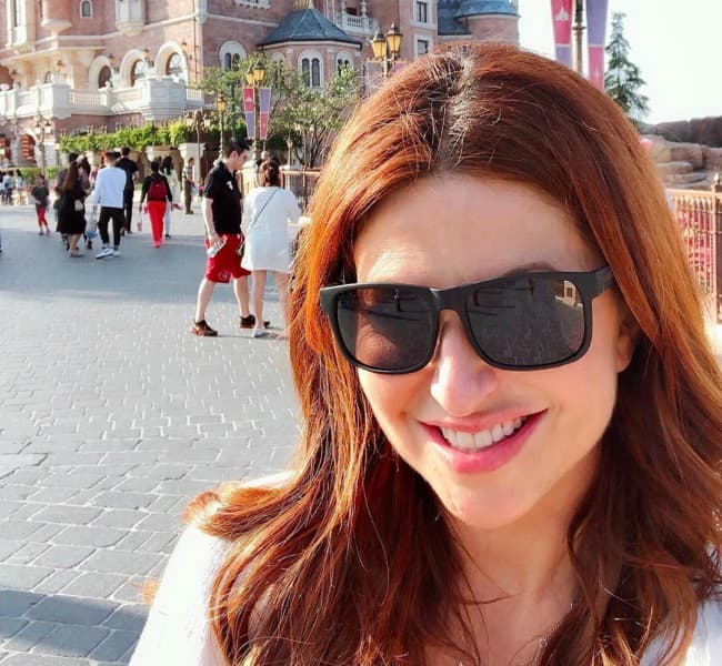 Rachel Nichols in a selfie as seen in October 2019