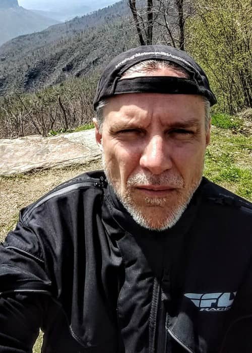 Ron McGovney in a selfie in April 2018