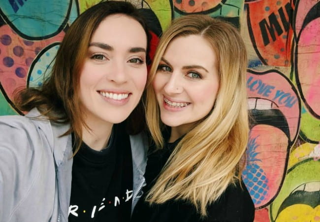 Roseanne Spaughton (Right) and Rose Ellen Dix in a selfie in March 2019