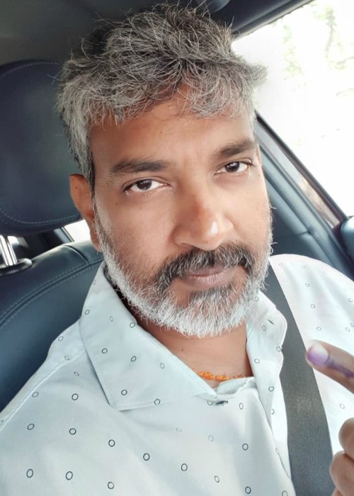 S. S. Rajamouli in an Instagram selfie as seen in December 2018