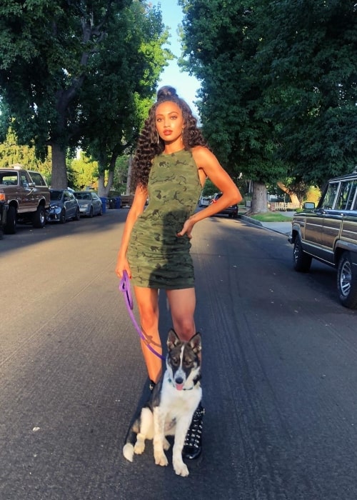 Samantha Logan as seen in a picture taken in September 2019