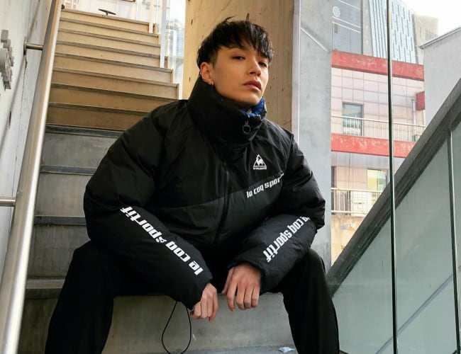 Simon Dominic in an Instagram post as seen in November 2018