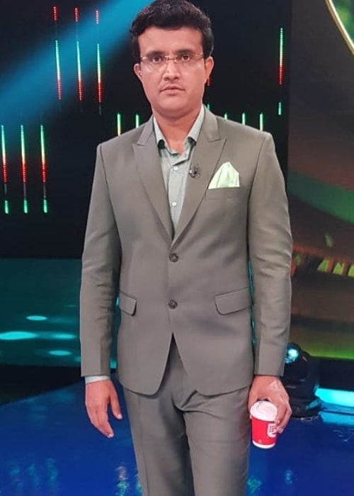 Sourav Ganguly as seen in picture taken on the set of Dadagiri Unlimited in August 2019