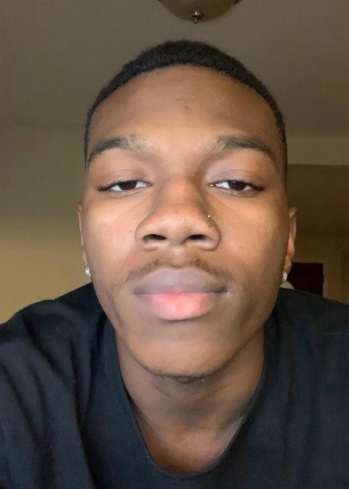 Tayvion Power in an Instagram selfie as seen in October 2019