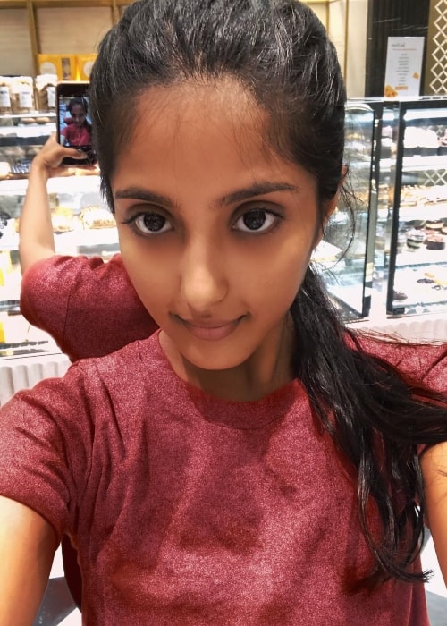 Ulka Gupta as seen in a selfie taken in April 2019