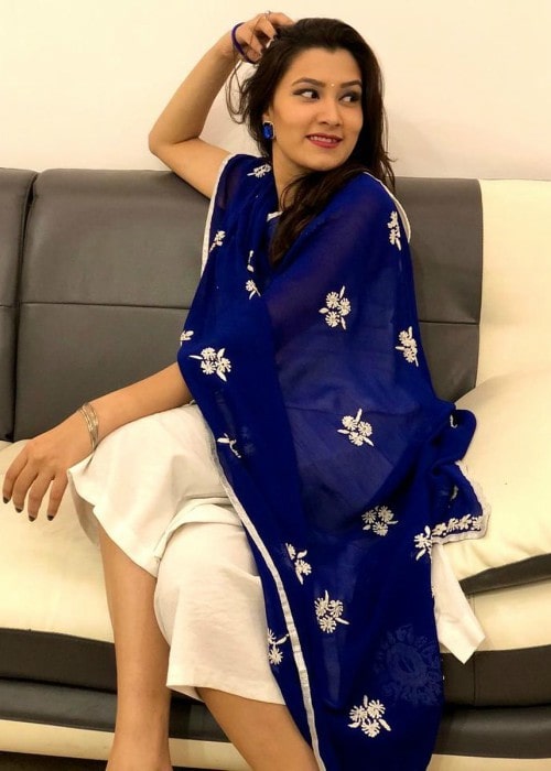 Aastha Gill in an Instagram post as seen in November 2019