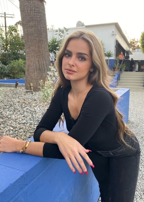 Addison Easterling as seen in a picture taken in Los Angeles, California in October 2019