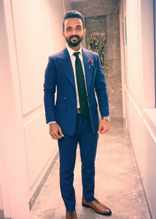 Ajinkya Rahane in an Instagram post as seen in September 2019