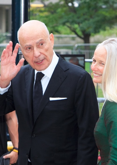 Alan Arkin as seen in a picture taken with his wife Suzanne Newlander at the Toronto International Film Festival on October 8, 2012