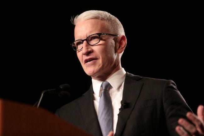 Anderson Cooper at the 35th Annual Cronkite Award Luncheon in October 2018