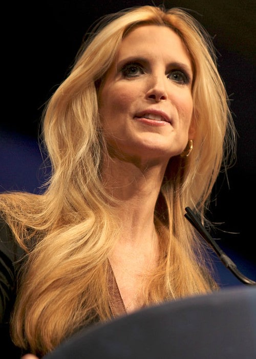 Ann Coulter speaking at CPAC in Washington D.C. in February 2012