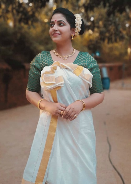 Anu Sithara as seen in November 2019