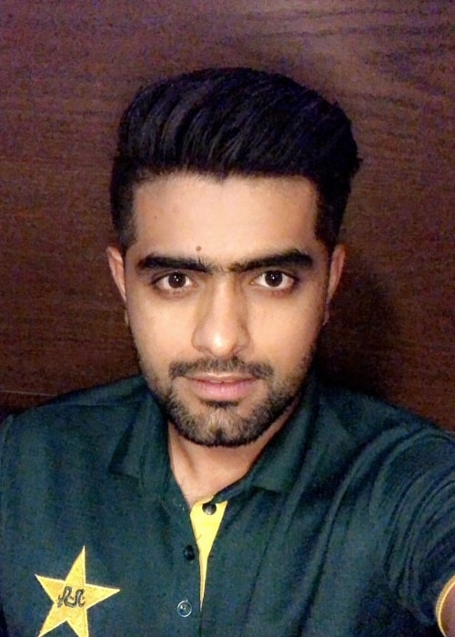 Babar Azam as seen in a selfie taken in September 2018