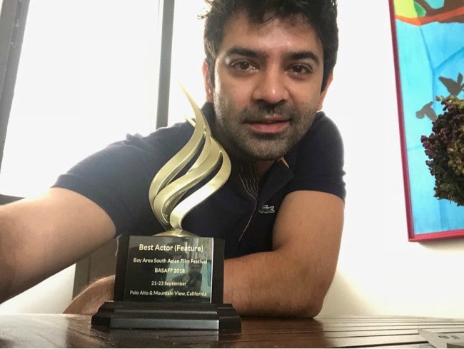 Barun Sobti in an Instagram selfie as seen in August 2019