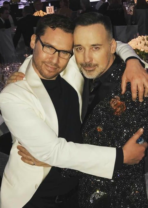 Bryan Singer (Left) and David Furnish as seen in February 2017