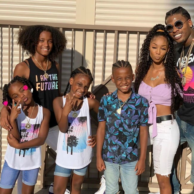 CJ So Cool with his family as seen in July 2019