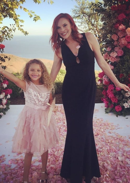 Carmit Bachar celebrating her daughter's birthday on September 19, 2019