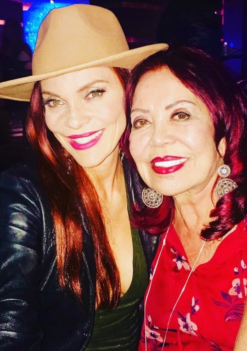 Carmit Bachar celebrating her mother's birthday on June 4, 2019