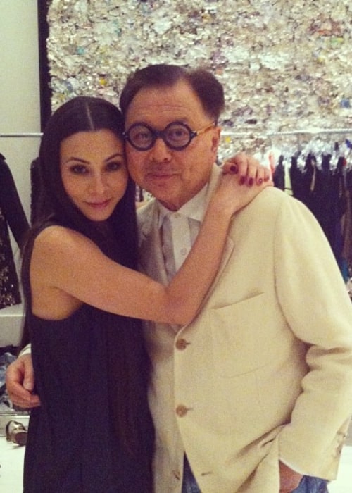 China Chow as seen in a picture with her father Michael Chow uploaded to her Instagram in March 2013