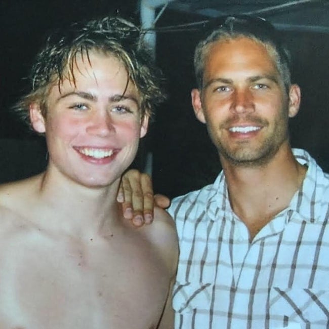 Cody Walker (Left) as seen while smiling in a picture alongside his late brother, popular actor, and philanthropist, Paul Walker