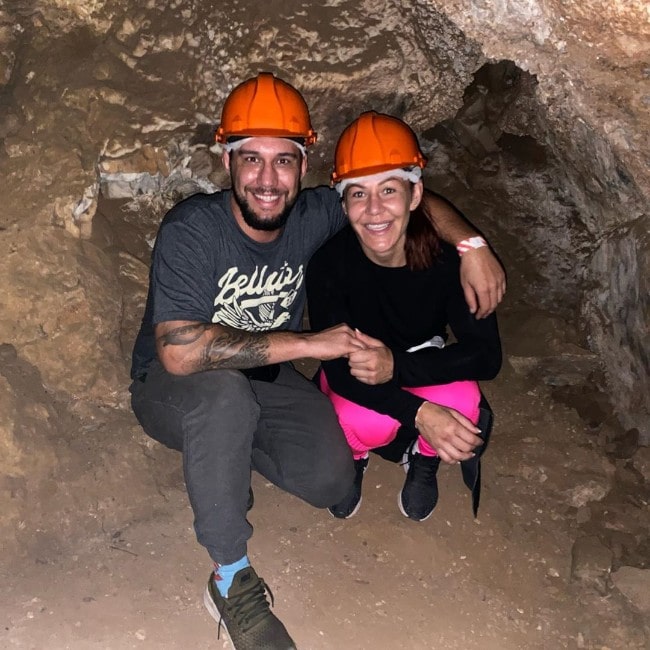 Cris Cyborg with her husband Ray Elbe as seen in November 2019