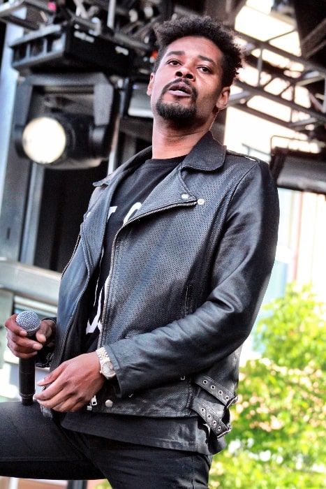 Danny Brown as seen while performing live at the Project Pabst music festival on May 20, 2017