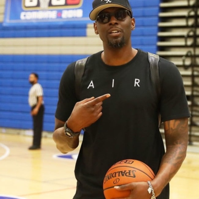 Darius Miles as seen in October 2018