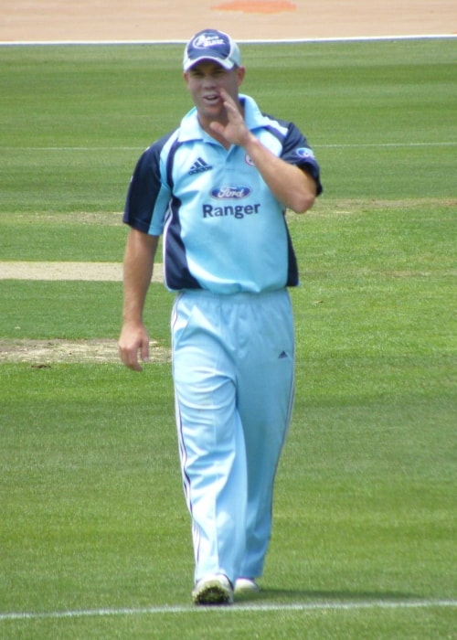 David Warner as seen in a picture taken during the NSW v Tasmania match at Hurstville Oval in November 2008