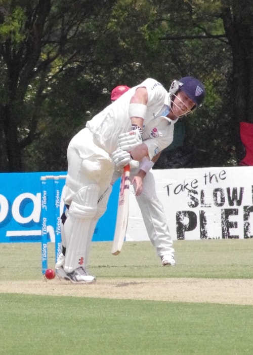 David Warner as seen in a picture taken while batting on November 2011