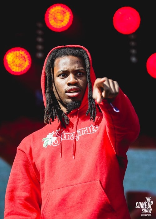 Denzel Curry during Osheaga as seen in August 2017